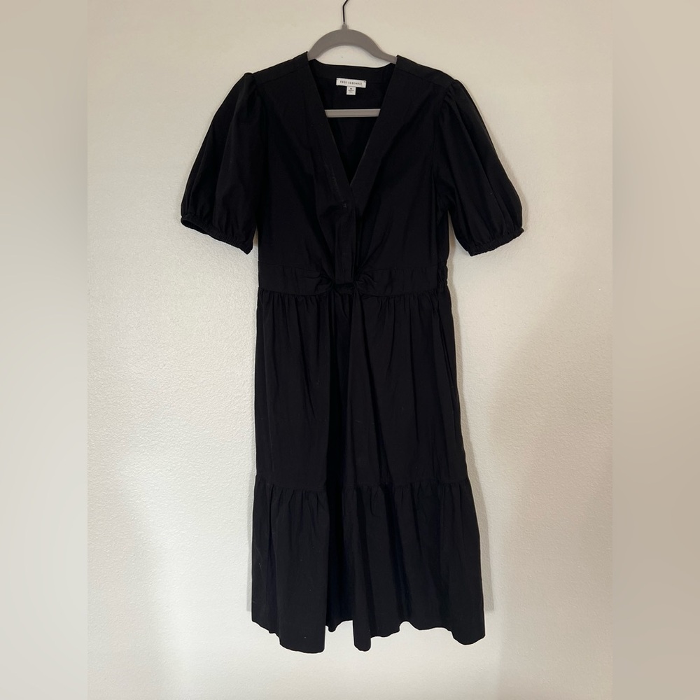 Chic Black Midi Dress
